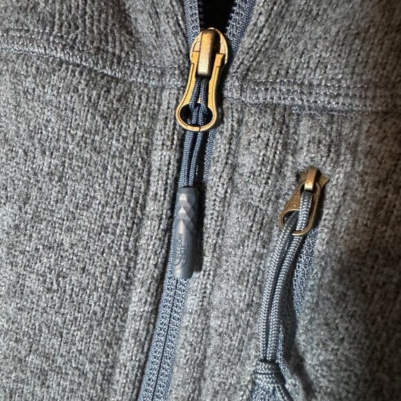 The North Face Full Zip Fleece Sweater Jacket Size M blue heathered‎ - Picture 4 of 8